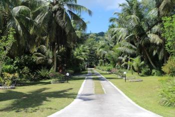 Garten Les Villas D'Or Praslin Seychellen