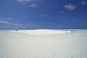 Sandbank Baros Nord Male Atoll Malediven